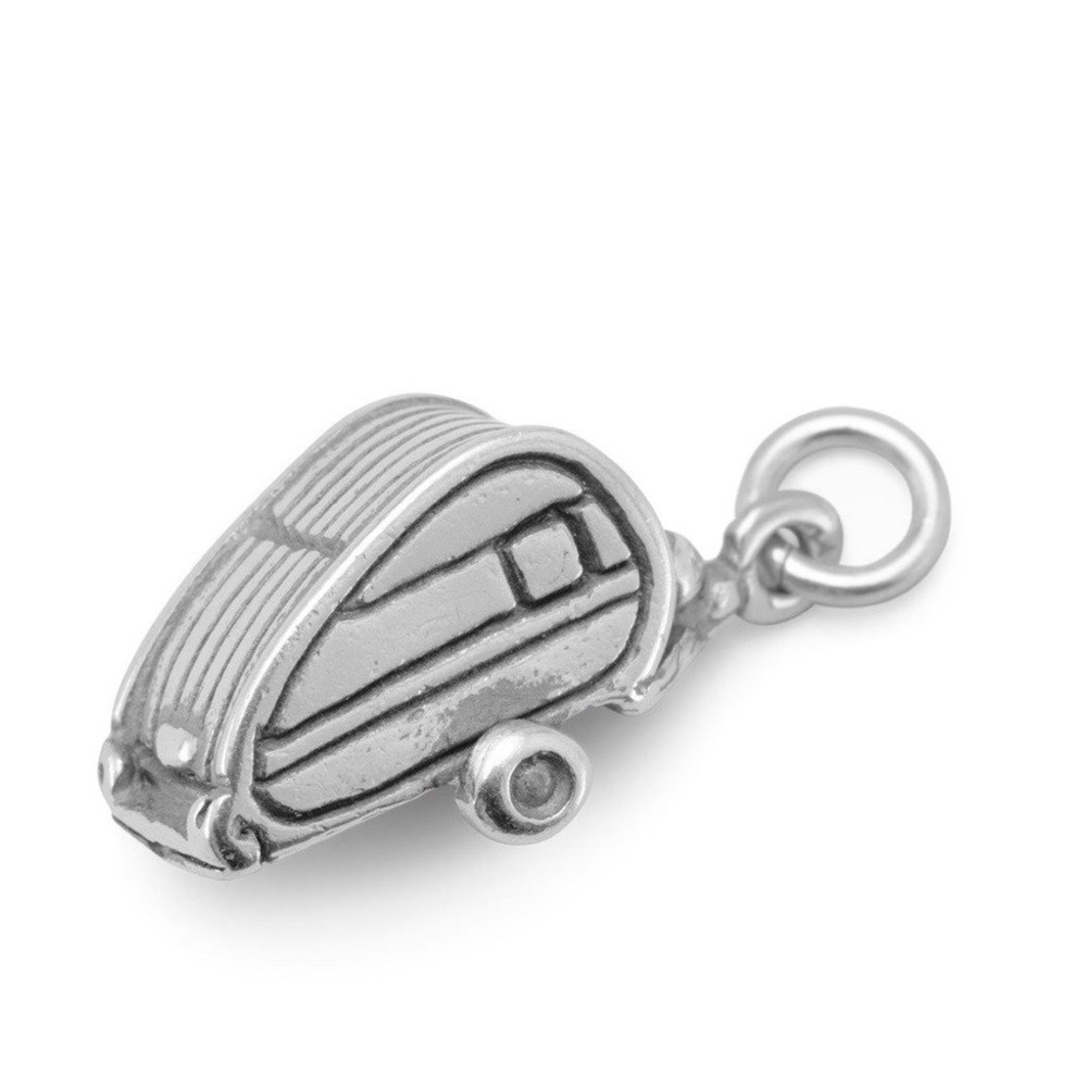 🏕 Oxidized Camper Charm